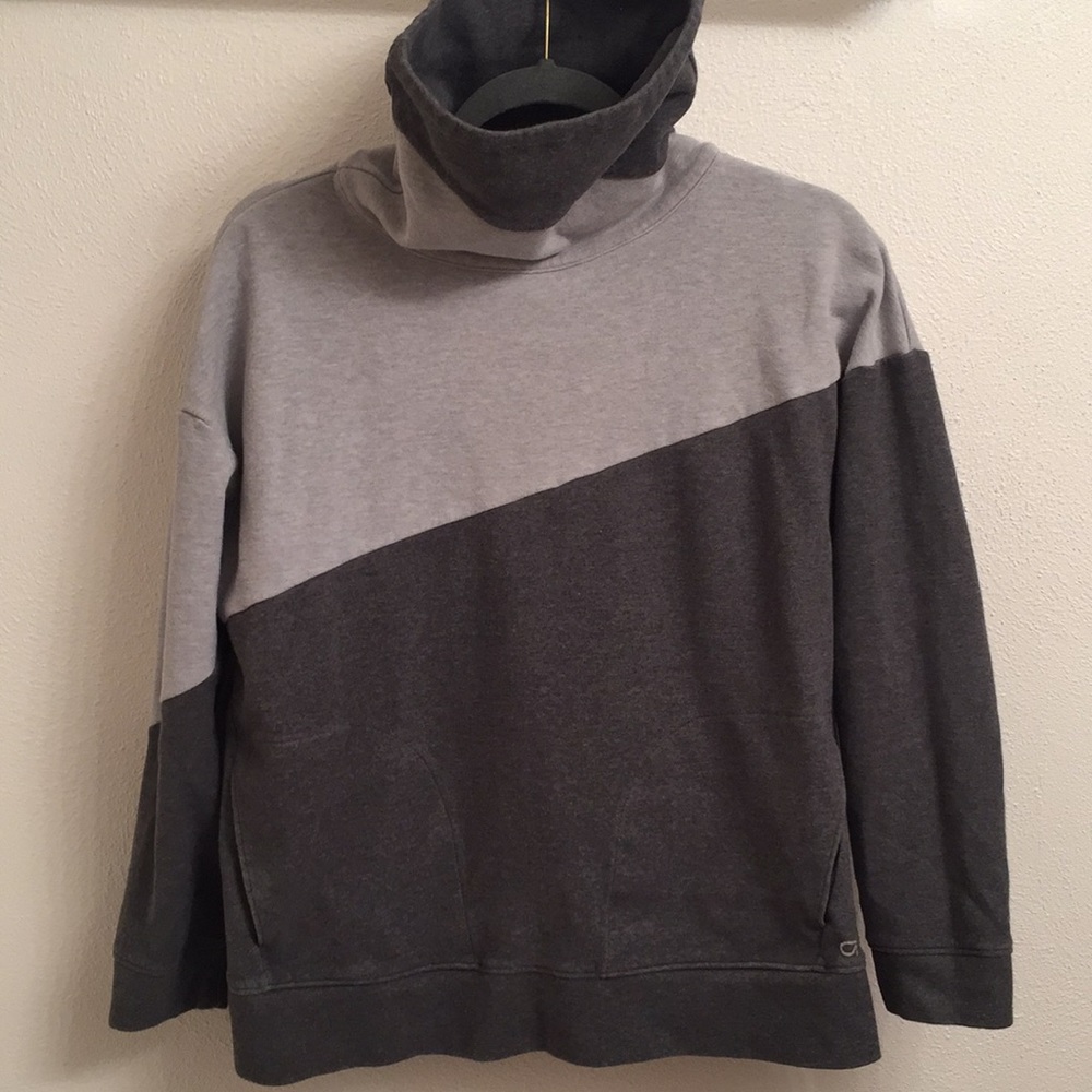 Gap Fit- Asymmetrical cowl neck sweatshirt